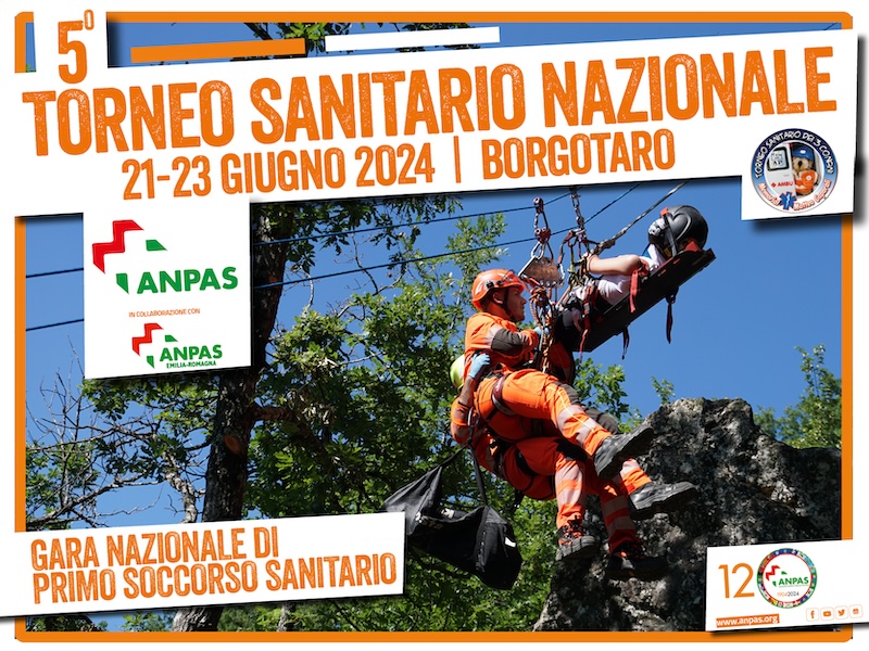 Il torneo Sanitario Nazionale Anpas, 21-23 giugno 2024 Borgo Val di Taro)