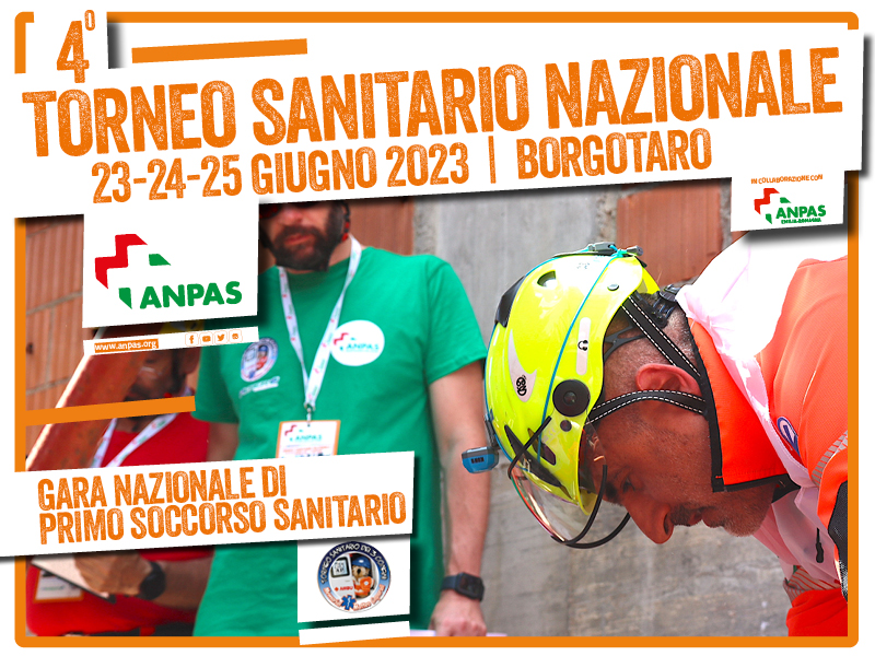 Il torneo Sanitario Nazionale Anpas, 23-24-25 giugno 2023 Borgo Val di Taro 