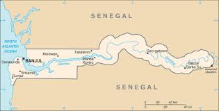 Gambia mappa