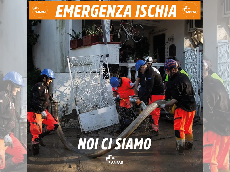 Emergenza Ischia: Anpas operativa a Casamicciola