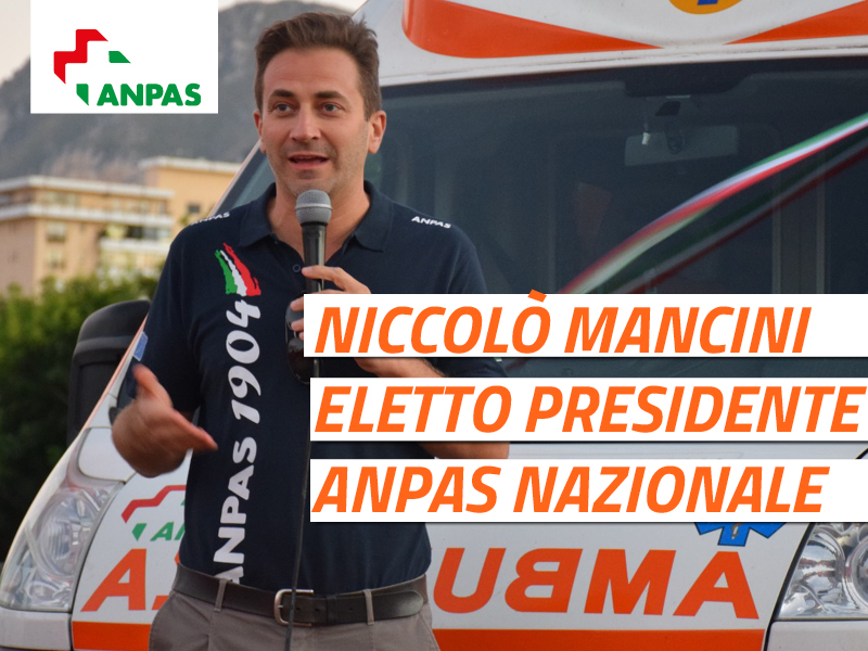 Niccolò Mancini è il nuovo presidente Anpas. La nuova Direzione Nazionale